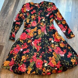 Floral Long Sleeve Dress